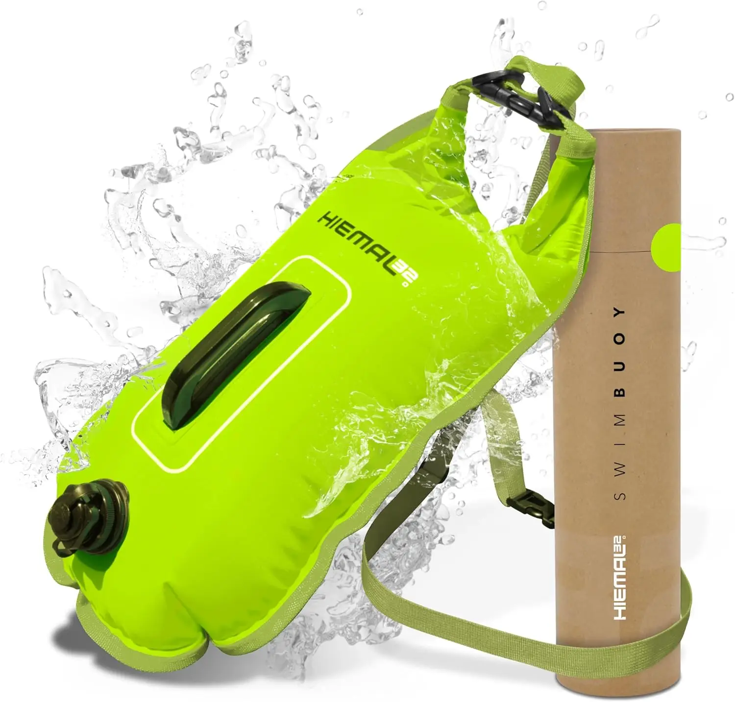 Swim Buoy for Open Water with Dry Bag 15L - Waterproof Swim Bubble, High Visibility, Toughened Nylon, Rest Handle for All Season
Swim Buoy for Open Water with Dry Bag 15L - Waterproof Swim Bubble, High Visibility, Toughened Nylon, Rest Handle for All Season