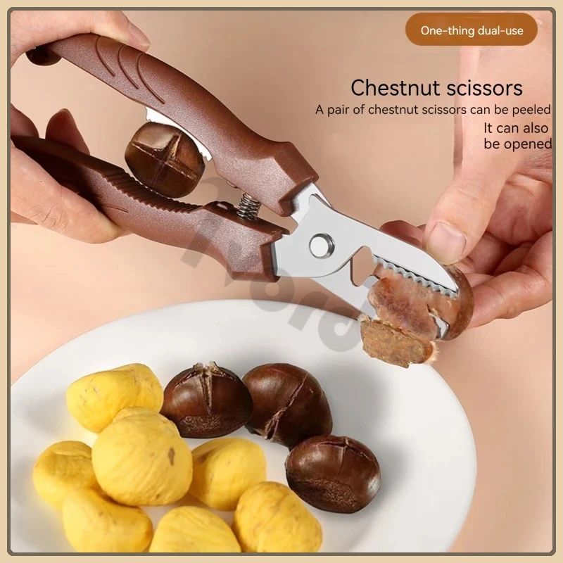 Multipurpose Chestnut Scissors Peeler Chestnut Shell Peeling and Leather Clip Cross Cutting Knife Chestnut Peeler For Kitchen
Multipurpose Chestnut Scissors Peeler Chestnut Shell Peeling and Leather Clip Cross Cutting Knife Chestnut Peeler For Kitchen