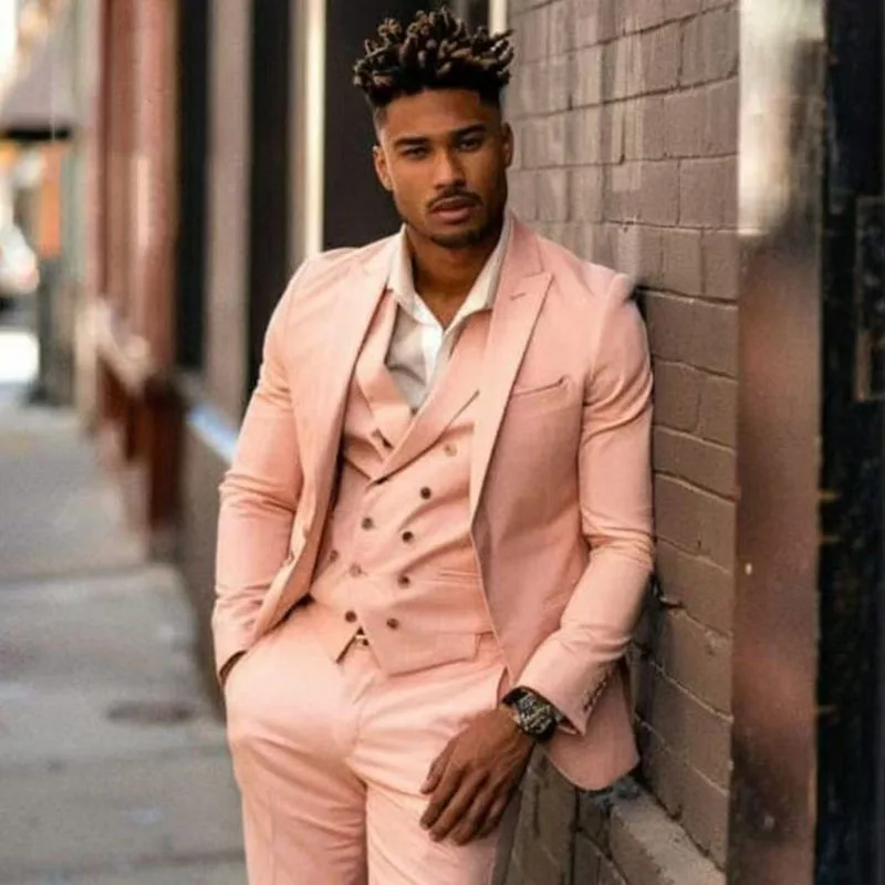 Formal Solid Color Men's Suits Elegant Prom Party Male Clothing Single Breasted Peak Lapel Slim Fit 3 Piece Jacket Pants Vest
Formal Solid Color Men's Suits Elegant Prom Party Male Clothing Single Breasted Peak Lapel Slim Fit 3 Piece Jacket Pants Vest