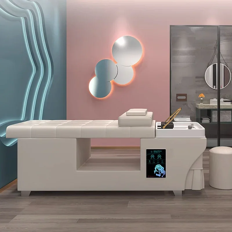 Styling Chair Salon Head Spa Thai Bed Luxury Hairdressing Washbasin Shampoo Washing Equipment Professional Cadeira Hair Beauty
Styling Chair Salon Head Spa Thai Bed Luxury Hairdressing Washbasin Shampoo Washing Equipment Professional Cadeira Hair Beauty