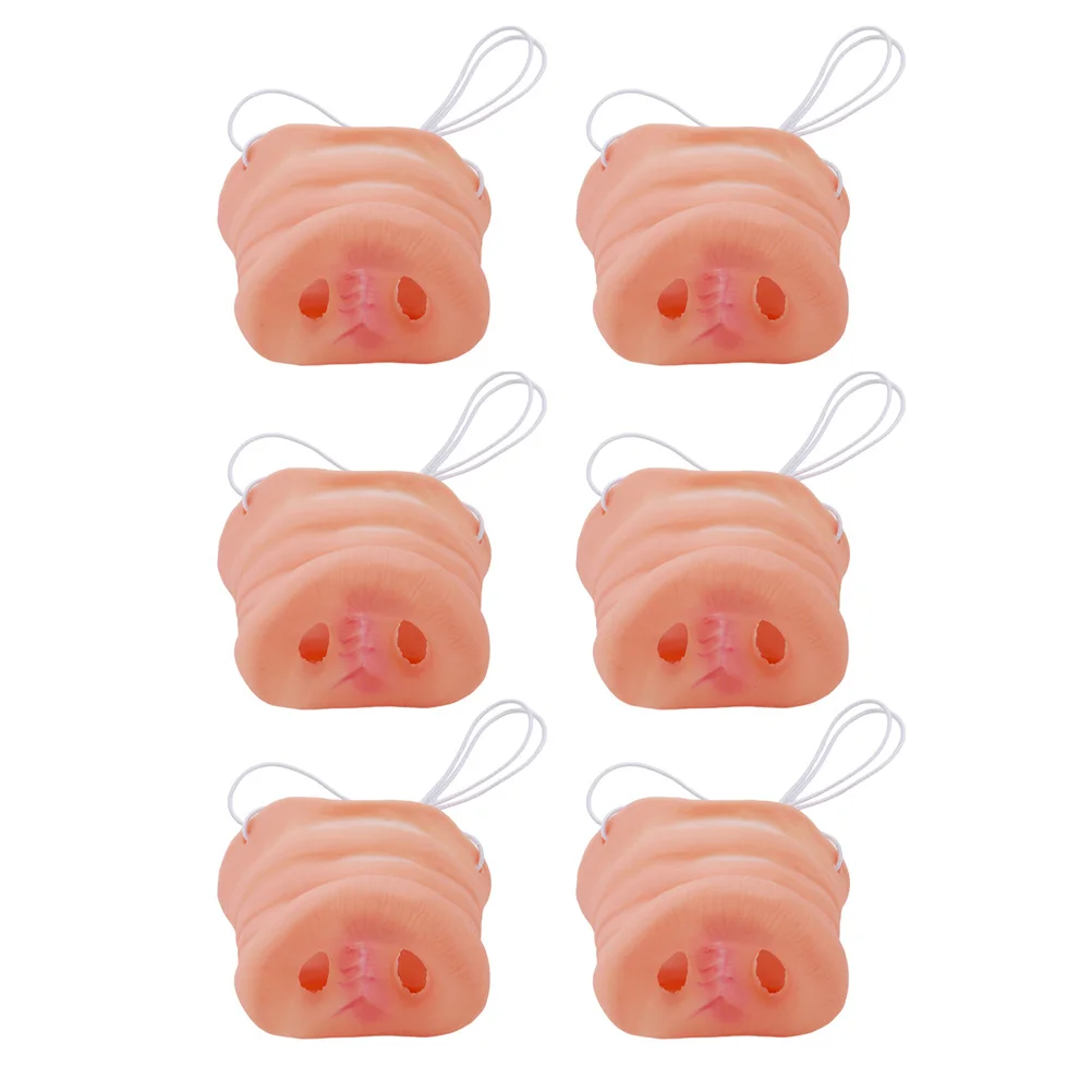 6Pcs Fake Pig Nose for Cosplay Realistic Animal Snout mask Halloween Costume Party Dress Up Prop Accessory
6Pcs Fake Pig Nose for Cosplay Realistic Animal Snout mask Halloween Costume Party Dress Up Prop Accessory