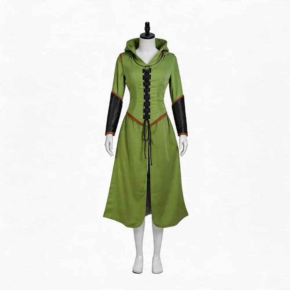 Women Halloween Carnival Party Fairy Elf Princess Arwen Cosplay Green Dress Costume
Women Halloween Carnival Party Fairy Elf Princess Arwen Cosplay Green Dress Costume