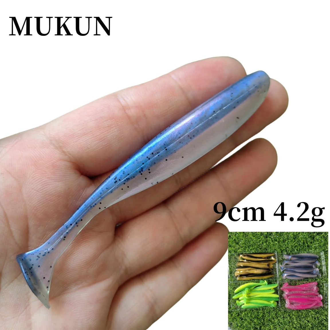 MUKUN 10 шт. Т-образный хвост, мягкие приманки 90 мм/4,2 г, Easy Shiner Isca, искусственная силиконовая рыба, рыболовные приманки, снасти
MUKUN 10 шт. Т-образный хвост, мягкие приманки 90 мм/4,2 г, Easy Shiner Isca, искусственная силиконовая рыба, рыболовные приманки, снасти