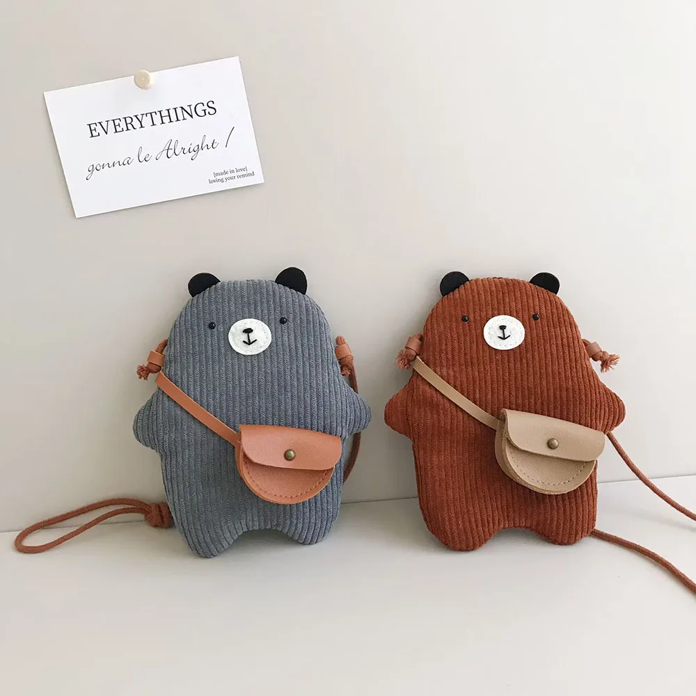 Kids Cute Bag Girls Corduroy Bear Messenger Bag Children Autumn Single Shoulder Bag
Kids Cute Bag Girls Corduroy Bear Messenger Bag Children Autumn Single Shoulder Bag