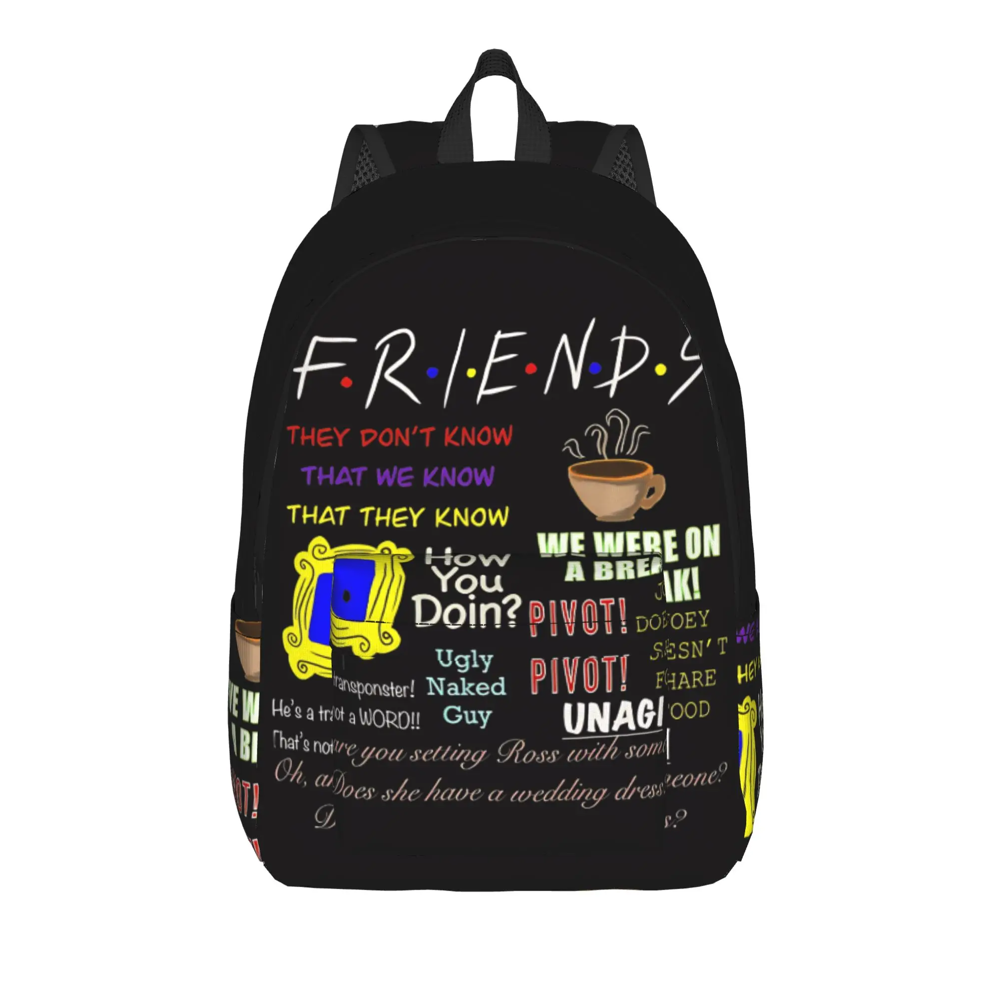 Friends Mixed Quote Typo Backpack Girl Breathable Backpacks Polyester Casual High School Bags Camping Designer Rucksack
Friends Mixed Quote Typo Backpack Girl Breathable Backpacks Polyester Casual High School Bags Camping Designer Rucksack