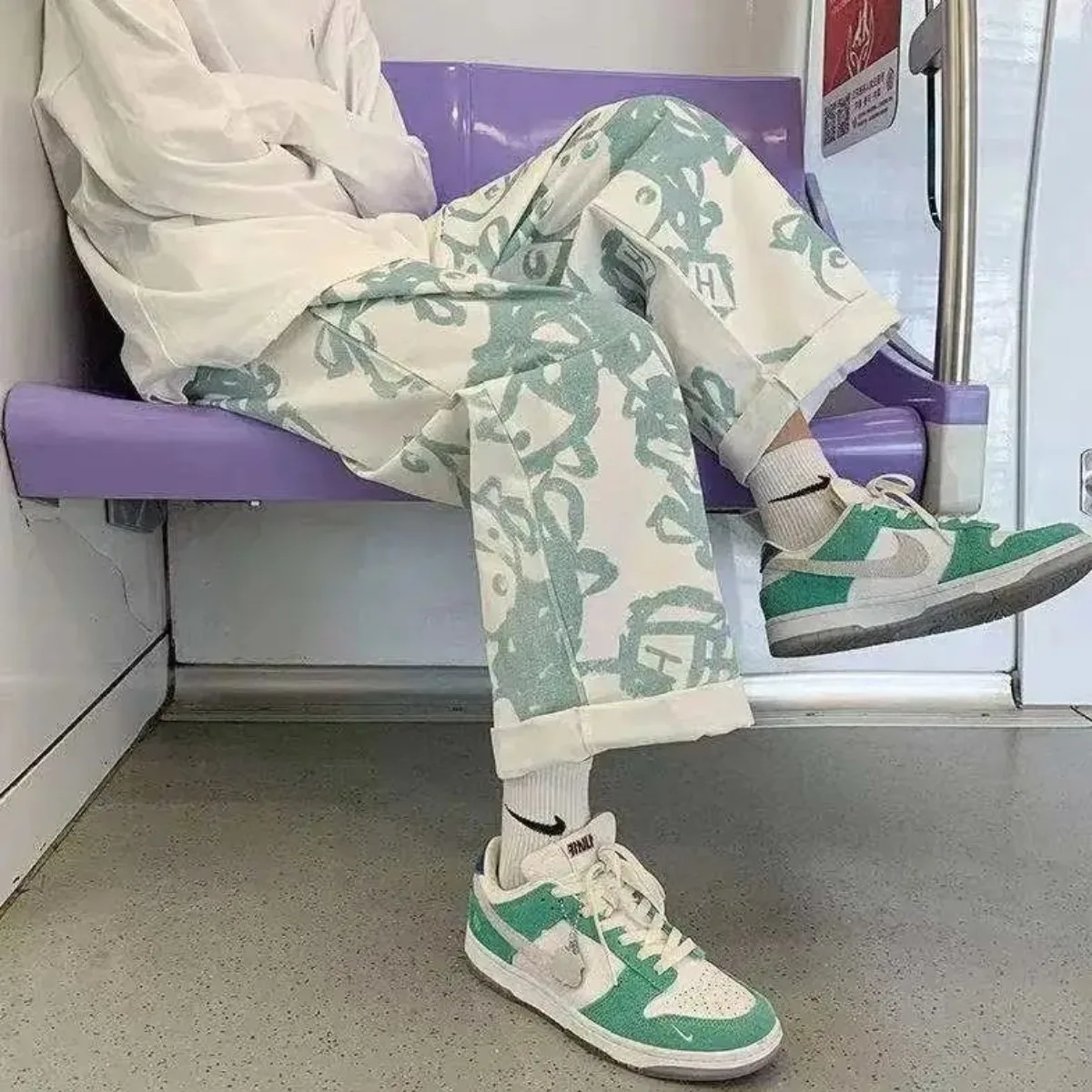 Summer New Fashionable Outdoor Printed Pattern Women's Loose and Easy To Wear Casual Pants Straight Leg Wide Leg Pants Women
Summer New Fashionable Outdoor Printed Pattern Women's Loose and Easy To Wear Casual Pants Straight Leg Wide Leg Pants Women