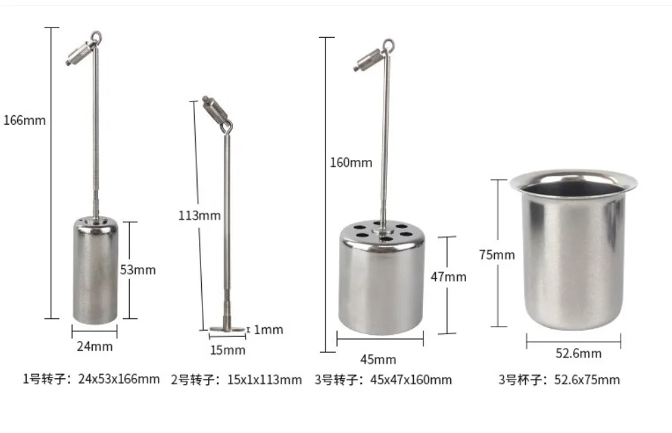 Genuine Viscosity Meter apply to Original VT-06 Digital Viscometer with Spindles #1, #2, #3
Genuine Viscosity Meter apply to Original VT-06 Digital Viscometer with Spindles #1, #2, #3