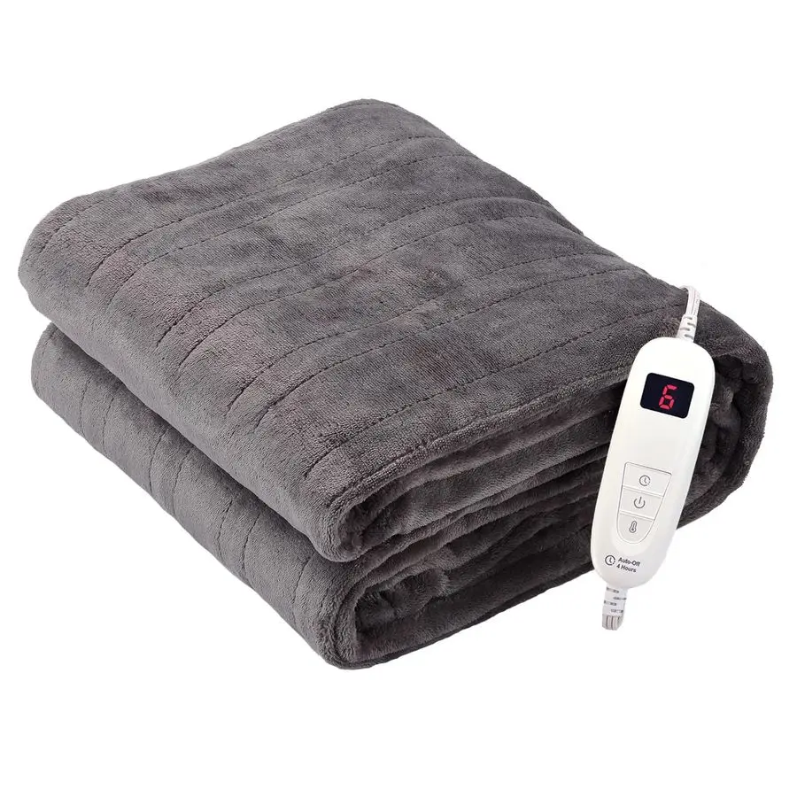 Electric Heated Blanket Throw, Super Cozy Soft 2Layer Flannel 50 x 60 Heated Throw with 6 Heating Levels 4 Hours Auto Off, Mach
Electric Heated Blanket Throw, Super Cozy Soft 2Layer Flannel 50 x 60 Heated Throw with 6 Heating Levels 4 Hours Auto Off, Mach