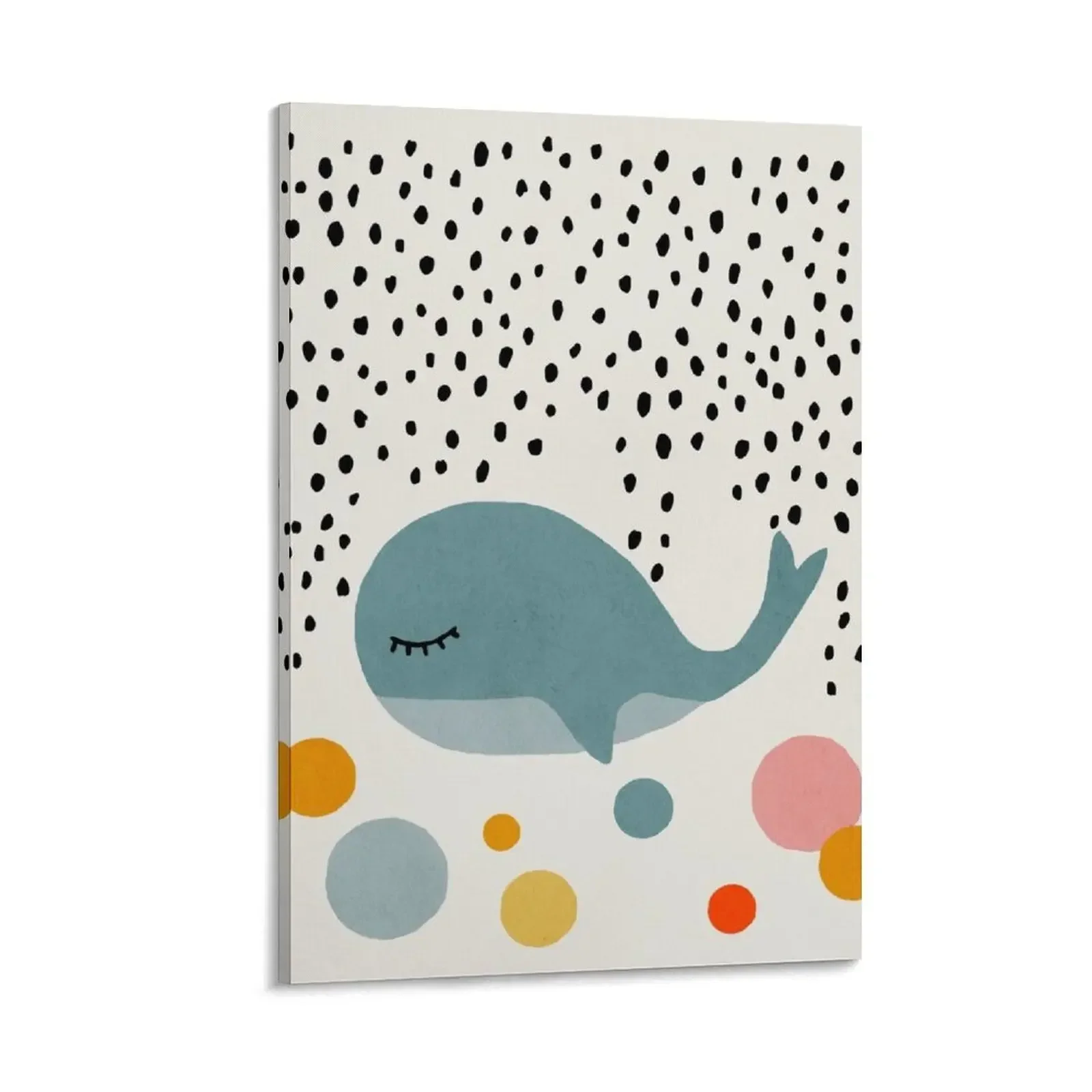 Whale, Abstract, Mid century modern kids wall art, Nursery room Canvas Painting living room decoration Wall decoration frame art 
Whale, Abstract, Mid century modern kids wall art, Nursery room Canvas Painting living room decoration Wall decoration frame art