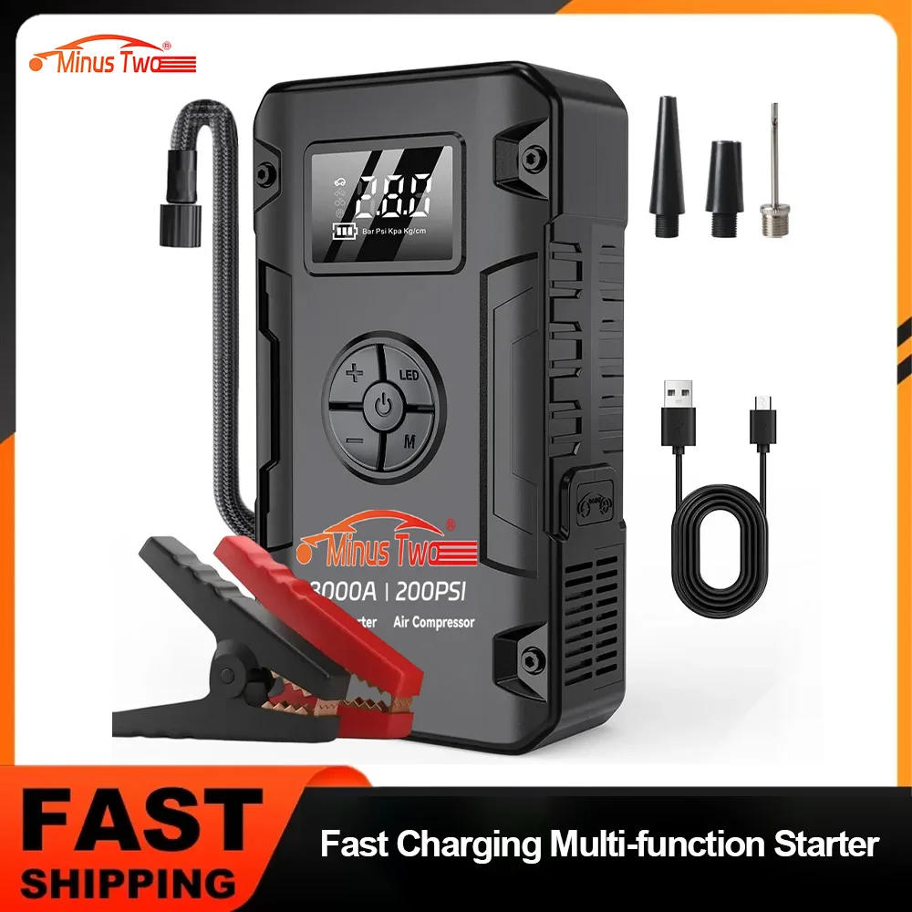 Car Jump Starter Outdoor Portable Power Supply Multifunctional Vehicle Starting Device
Car Jump Starter Outdoor Portable Power Supply Multifunctional Vehicle Starting Device