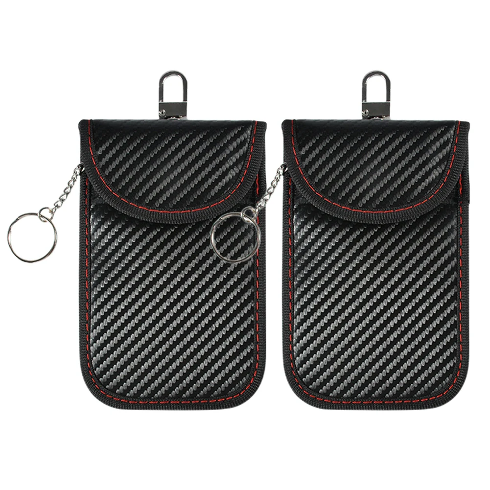 2Pcs Car Key Signal Blocker Case PU Leather Key Fob Faraday Bag Double-Layer Car RFID Signal Blocker Key Bag for Car Accessories
2Pcs Car Key Signal Blocker Case PU Leather Key Fob Faraday Bag Double-Layer Car RFID Signal Blocker Key Bag for Car Accessories