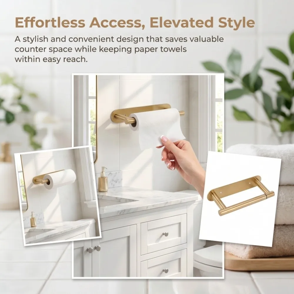 Stainless Steel Toilet Paper Holder Silver Gold Rose Gold Wall Mounted Paper Towel Holder Easy Installation Rustproof
Stainless Steel Toilet Paper Holder Silver Gold Rose Gold Wall Mounted Paper Towel Holder Easy Installation Rustproof