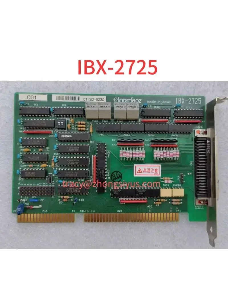 Second-hand import, data acquisition card INteface IBX-2725 function intact
Second-hand import, data acquisition card INteface IBX-2725 function intact