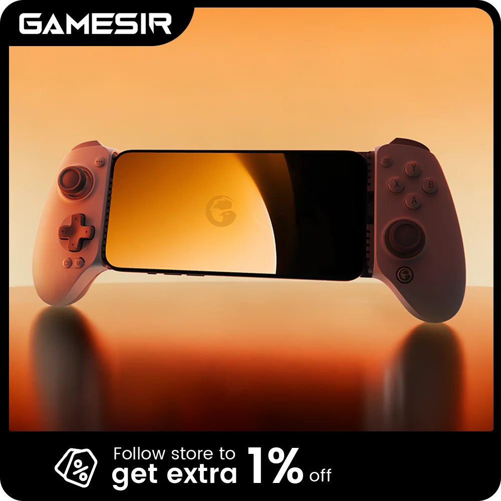 GameSir G8+ MFi Cellphone Gamepad Hall Effect Controller for iPhone 15, 16, 17 series, iPad, and Android Smartphone
GameSir G8+ MFi Cellphone Gamepad Hall Effect Controller for iPhone 15, 16, 17 series, iPad, and Android Smartphone