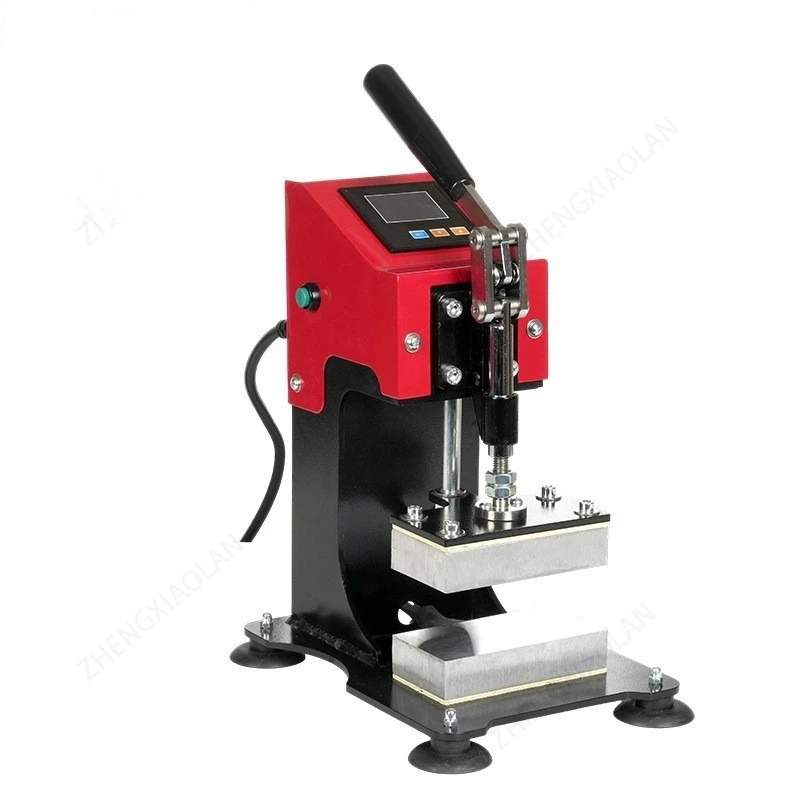 Manual small press, upper and lower plate high temperature heating press 6 * 12cm manual double-sided heating press
Manual small press, upper and lower plate high temperature heating press 6 * 12cm manual double-sided heating press