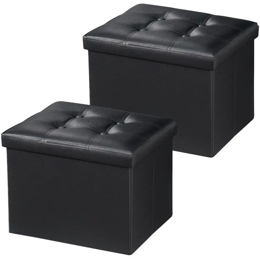 Storage Ottoman, Folding Foot Stool with Thicker Foam Padded Seat Small Leather Storage Ottoman Bench Foot Rest for Living Room
Storage Ottoman, Folding Foot Stool with Thicker Foam Padded Seat Small Leather Storage Ottoman Bench Foot Rest for Living Room