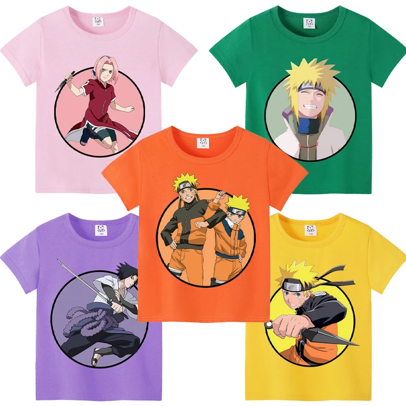 NARUTO Outdoor Sports T-shirt Anime Cartoon Printed Fashion Short-sleeved Top Students Summer Breathable T-shirts Kids Clothes
NARUTO Outdoor Sports T-shirt Anime Cartoon Printed Fashion Short-sleeved Top Students Summer Breathable T-shirts Kids Clothes
