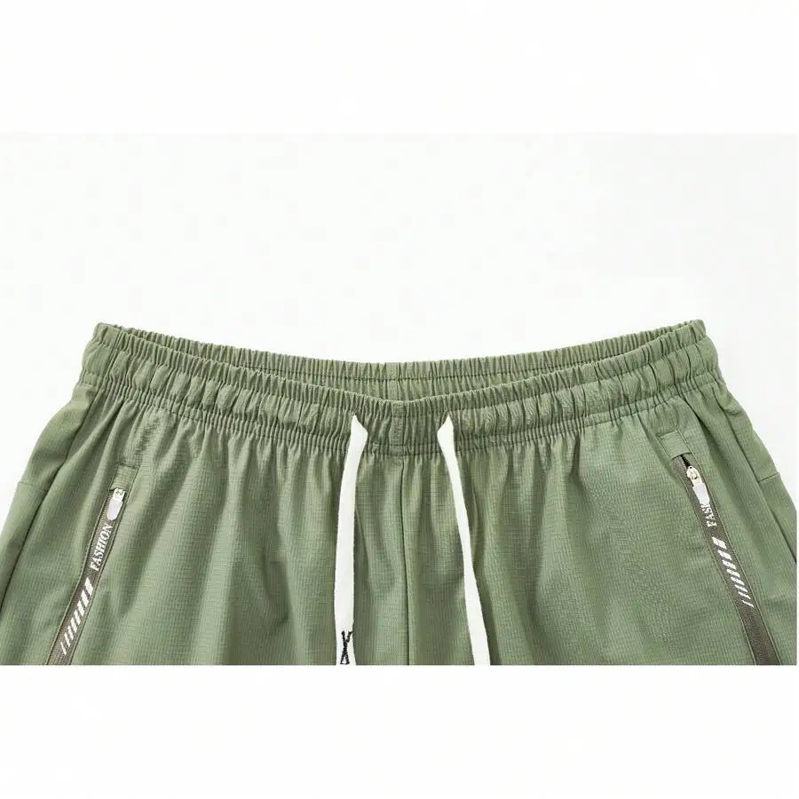 Men’s Breathable Ice Silk Quick-Dry Shorts With Zippered Side Pockets, Elastic Waistband And Drawstring For Running Gym Hiking
Men’s Breathable Ice Silk Quick-Dry Shorts With Zippered Side Pockets, Elastic Waistband And Drawstring For Running Gym Hiking
