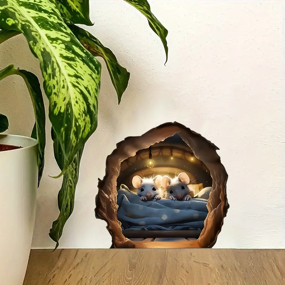 2pcs 9cm DIY Two Warm Mouse Wall Stickers, Stair Corner Stickers, Suitcases and Other Decorative Waterproof Stickers J-451
2pcs 9cm DIY Two Warm Mouse Wall Stickers, Stair Corner Stickers, Suitcases and Other Decorative Waterproof Stickers J-451