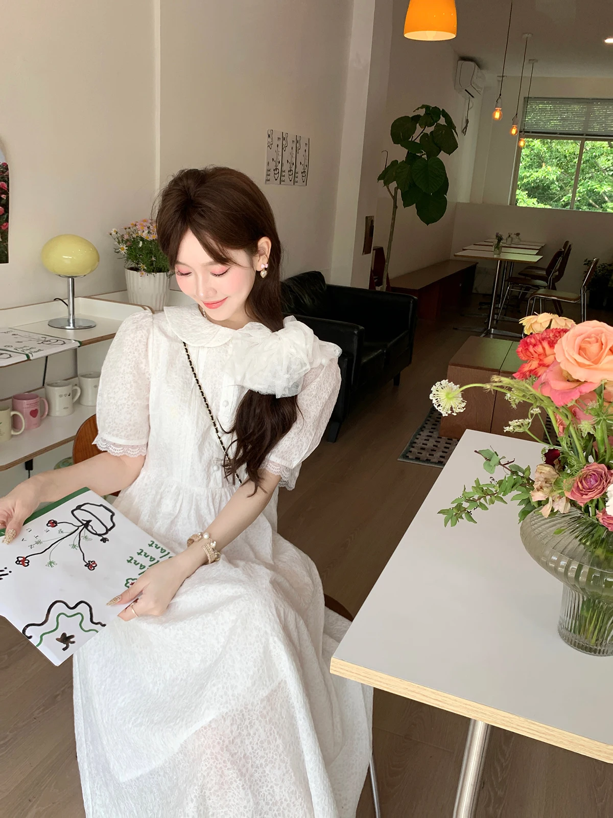 DbyDoi Premium Slimming irt Dr Vintage High Waist Long Summer Cotton A-Line Dr Women's Faion Retro Sle Dr
DbyDoi Premium Slimming irt Dr Vintage High Waist Long Summer Cotton A-Line Dr Women's Faion Retro Sle Dr