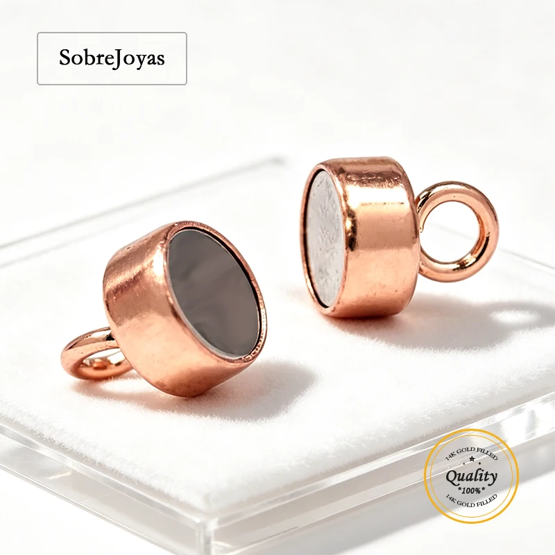 14K Rose Gold Filled 4.5mm Magnetic Clasp for DIY Jewelry Wholesale Bulk Findings
14K Rose Gold Filled 4.5mm Magnetic Clasp for DIY Jewelry Wholesale Bulk Findings