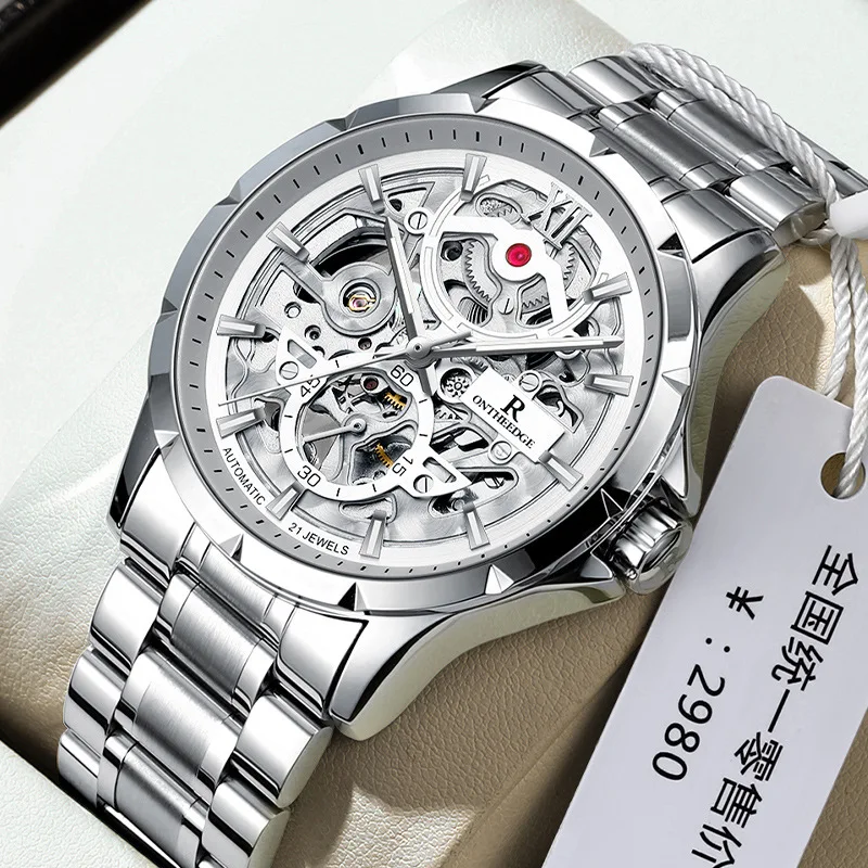 Men’s Full Automatic Mechanical Watch, Skeleton Design, Waterproof Luminous Dial, Luxury Business Style Timepiece
Men’s Full Automatic Mechanical Watch, Skeleton Design, Waterproof Luminous Dial, Luxury Business Style Timepiece