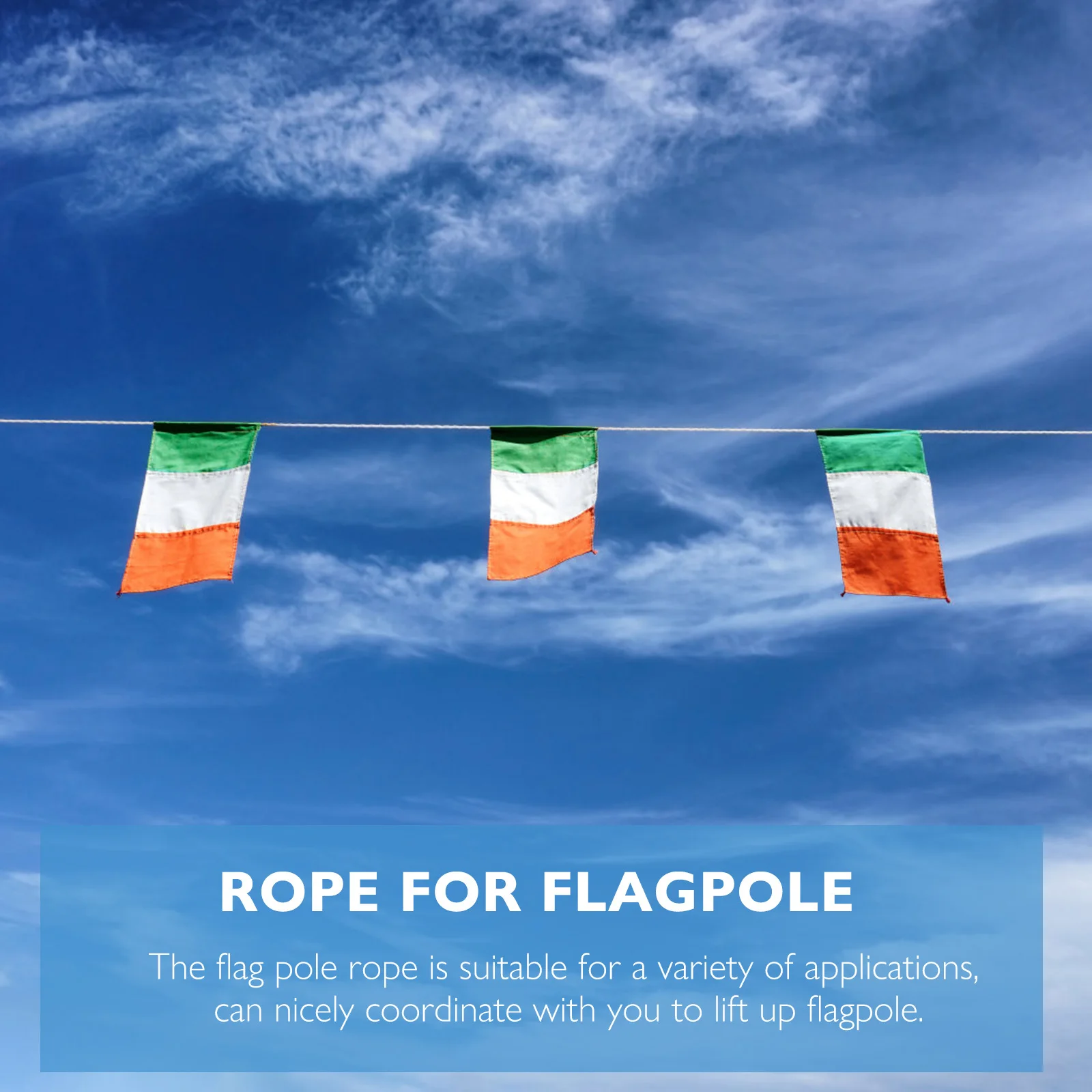 Flagpole Rope Cotton Thickened White For Outdoor Flag Lifting Clothesline Drying Camping Bundling Binding Replacement Accessory
Flagpole Rope Cotton Thickened White For Outdoor Flag Lifting Clothesline Drying Camping Bundling Binding Replacement Accessory