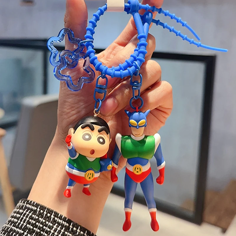 Anime Crayon Shin-Chan Dynamic Superman Keychain Schoolbag Glue Doll Pendant Couple Kawaii Bag Hanging Decoration Birthday Gift
Anime Crayon Shin-Chan Dynamic Superman Keychain Schoolbag Glue Doll Pendant Couple Kawaii Bag Hanging Decoration Birthday Gift