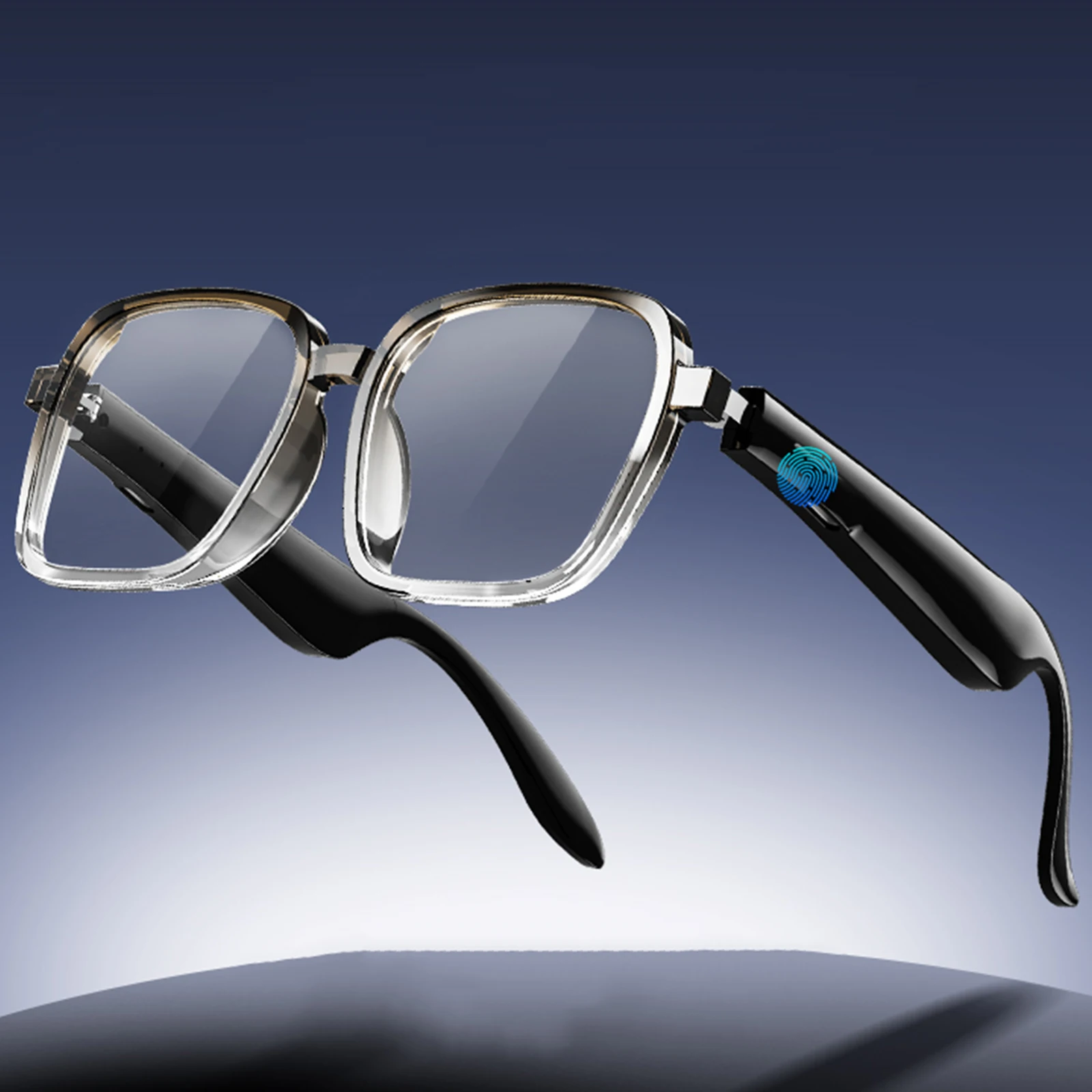 BT6.0 AI Transparent Smart Glasses 156 Languages Lightweight Headphones Glasses Wireless Translate Eyeglasses for Office
BT6.0 AI Transparent Smart Glasses 156 Languages Lightweight Headphones Glasses Wireless Translate Eyeglasses for Office