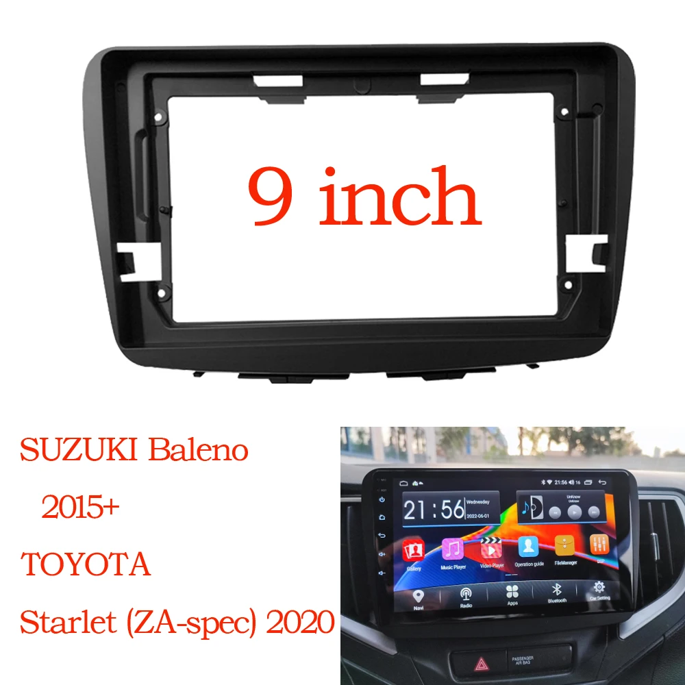 9 дюймов для SUZUKI Baleno 2015-2018 автомобильное радио, стерео, GPS, MP5, Android плеер, 2 Din, головное устройство, панель, панель, рамка, крышка приборной панели
9 дюймов для SUZUKI Baleno 2015-2018 автомобильное радио, стерео, GPS, MP5, Android плеер, 2 Din, головное устройство, панель, панель, рамка, крышка приборной панели