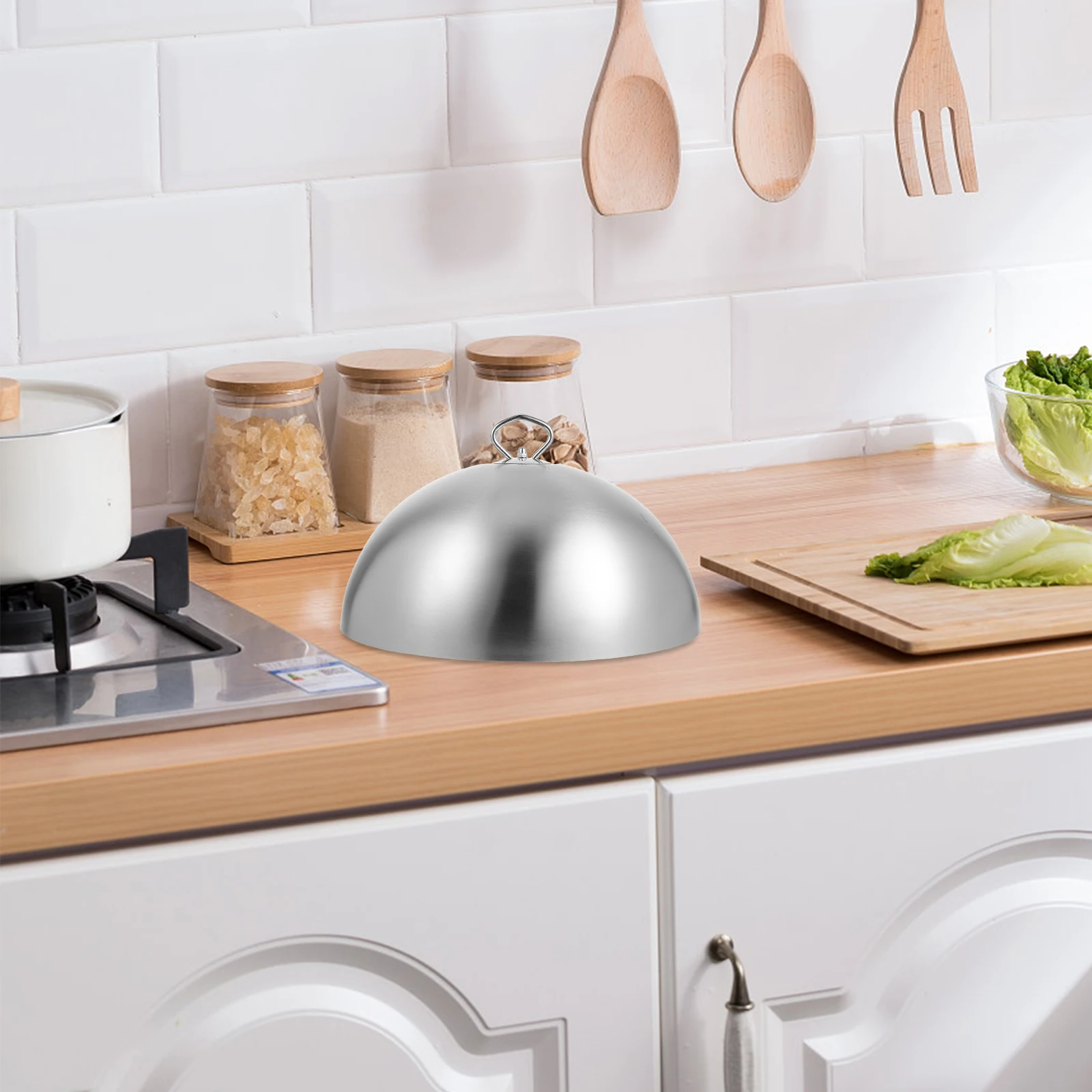 Stainless Steel Lid 30CM Food Lid Silver Round Oilproof Kitchen Cover Steak Grill Protector Restaurant utensil
Stainless Steel Lid 30CM Food Lid Silver Round Oilproof Kitchen Cover Steak Grill Protector Restaurant utensil