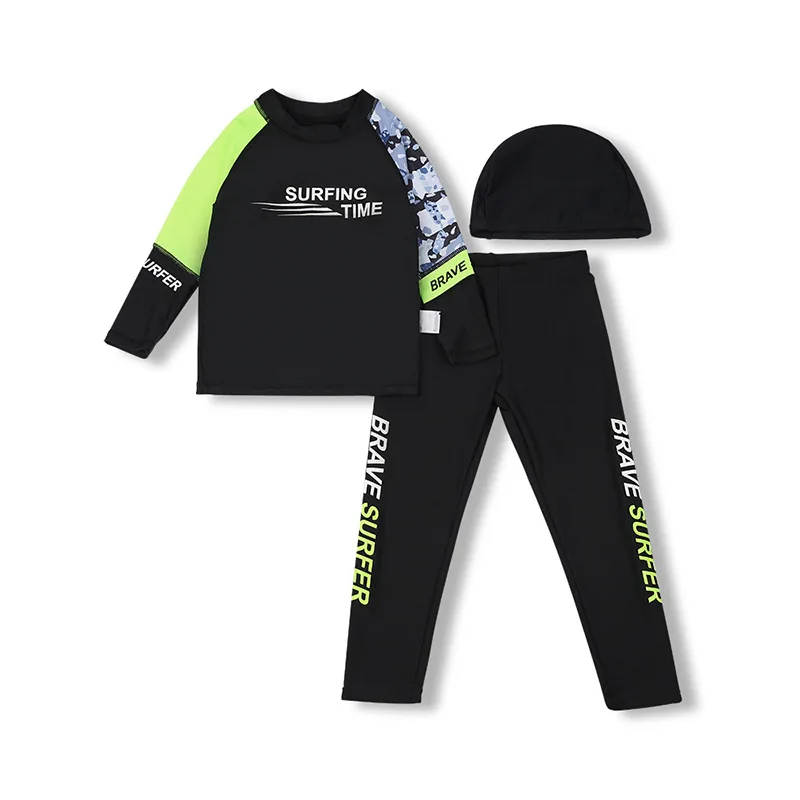 Boys Two Piece Rash Guard Sports Swimsuits Kids Long Sleeve Sunsuit Swimwear Sets Swimming Top and Boys Swim Trunks
Boys Two Piece Rash Guard Sports Swimsuits Kids Long Sleeve Sunsuit Swimwear Sets Swimming Top and Boys Swim Trunks