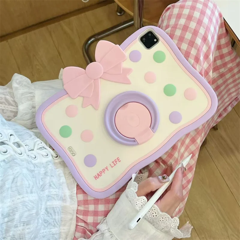 For IPad 10th 10.9 bowknot Case for IPad 8 7th Air 4 5 10.5 10.2 Mini6 Pro11 2025 Circular Dots Silicone Tablet Protective Case
For IPad 10th 10.9 bowknot Case for IPad 8 7th Air 4 5 10.5 10.2 Mini6 Pro11 2025 Circular Dots Silicone Tablet Protective Case