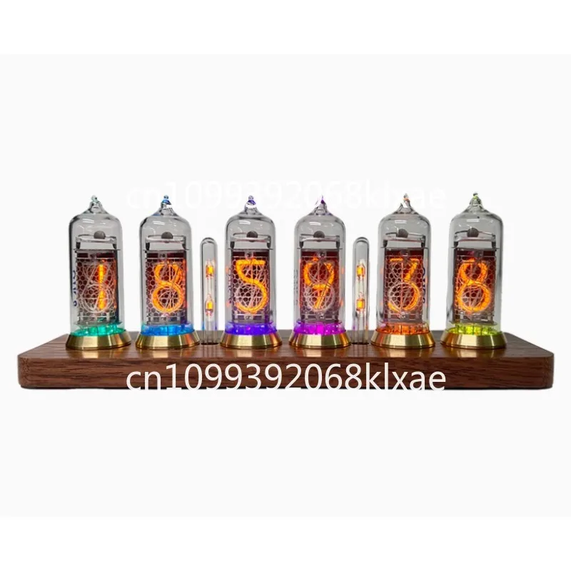 Former Soviet Union IN14 luminous digital tube clock Bluetooth controlled luminous tube desk clock
Former Soviet Union IN14 luminous digital tube clock Bluetooth controlled luminous tube desk clock