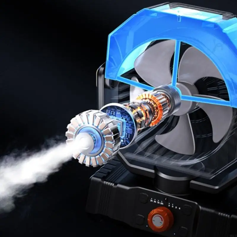 M6CB Multifunctional Portable Cooling Fan Outdoor Rechargeable Misting Fan Enduring
M6CB Multifunctional Portable Cooling Fan Outdoor Rechargeable Misting Fan Enduring