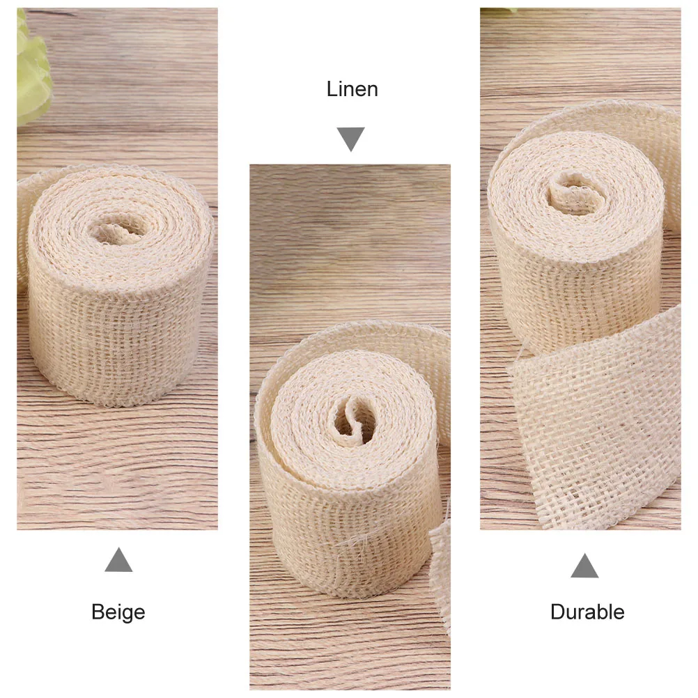 Premium Linen Ribbons DIY Crafts Wrapping Ribbon Christmas Party Favors 120m Multifunctional DIY Ribbon Decoration Band
Premium Linen Ribbons DIY Crafts Wrapping Ribbon Christmas Party Favors 120m Multifunctional DIY Ribbon Decoration Band
