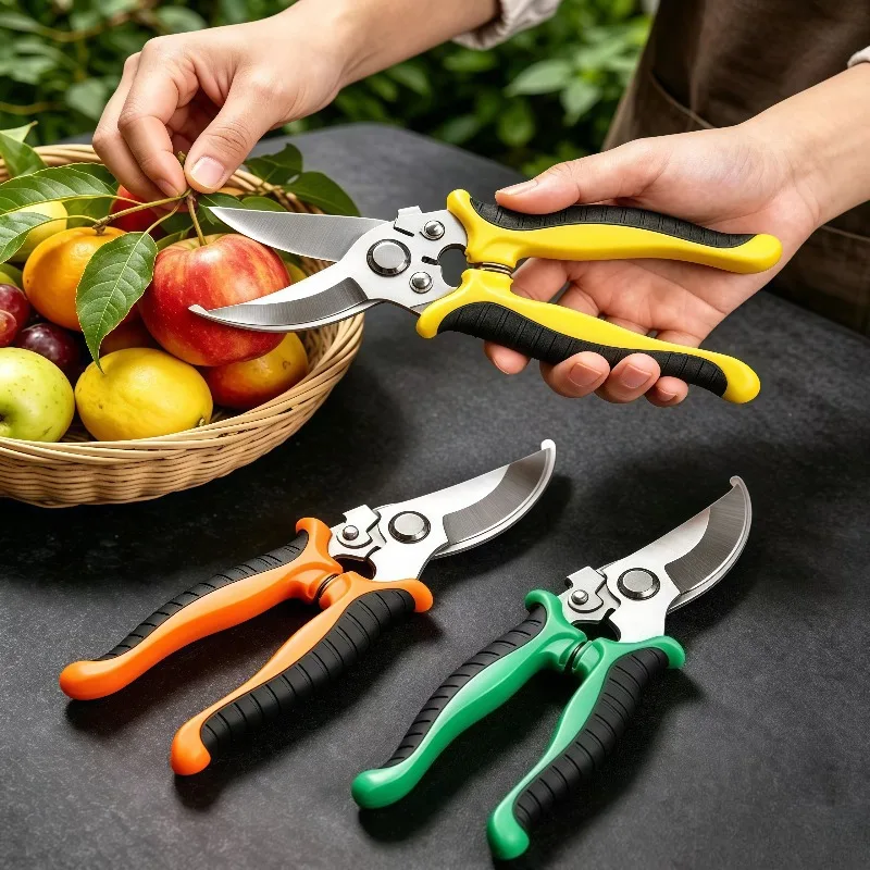 Garden Pruning Shears Stainless Steel Sharp Tree Trimmers Secateurs Heavy Duty Branch Cutter Hand Tool for Bonsai Flowers
Garden Pruning Shears Stainless Steel Sharp Tree Trimmers Secateurs Heavy Duty Branch Cutter Hand Tool for Bonsai Flowers