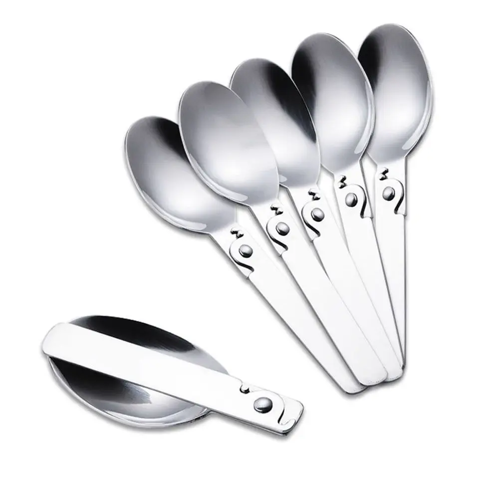 Tool Portable Cream Dessert Spoon Coffee Tea Camping Kitchen Tool Folding Spoon Outdoor Tableware Soup Spoon Travel Tableware
Tool Portable Cream Dessert Spoon Coffee Tea Camping Kitchen Tool Folding Spoon Outdoor Tableware Soup Spoon Travel Tableware