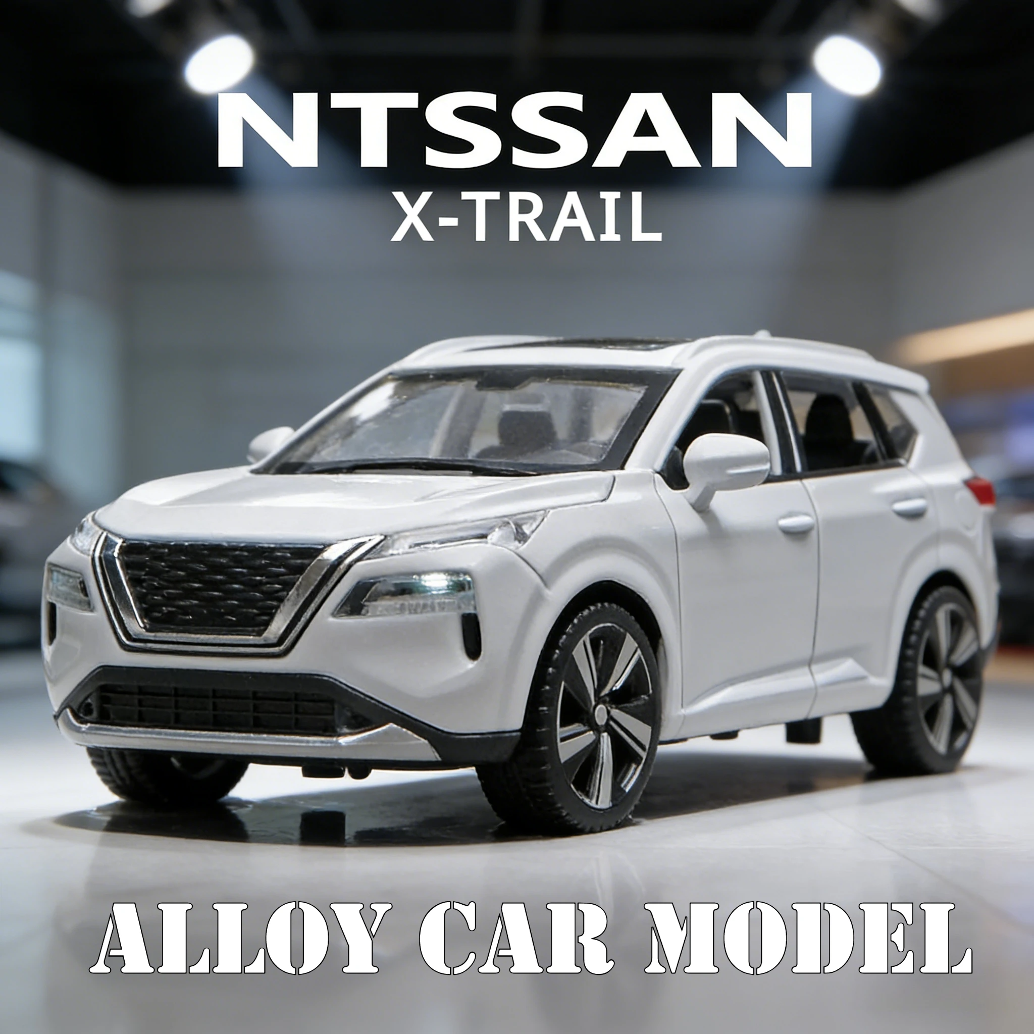 1:32 Nissan X-TRAIL SUV, модель автомобиля из сплава, литой под давлением металлический внедорожник, модель автомобиля, звуковая и световая имитация, детские игрушки, подарки
1:32 Nissan X-TRAIL SUV, модель автомобиля из сплава, литой под давлением металлический внедорожник, модель автомобиля, звуковая и световая имитация, детские игрушки, подарки