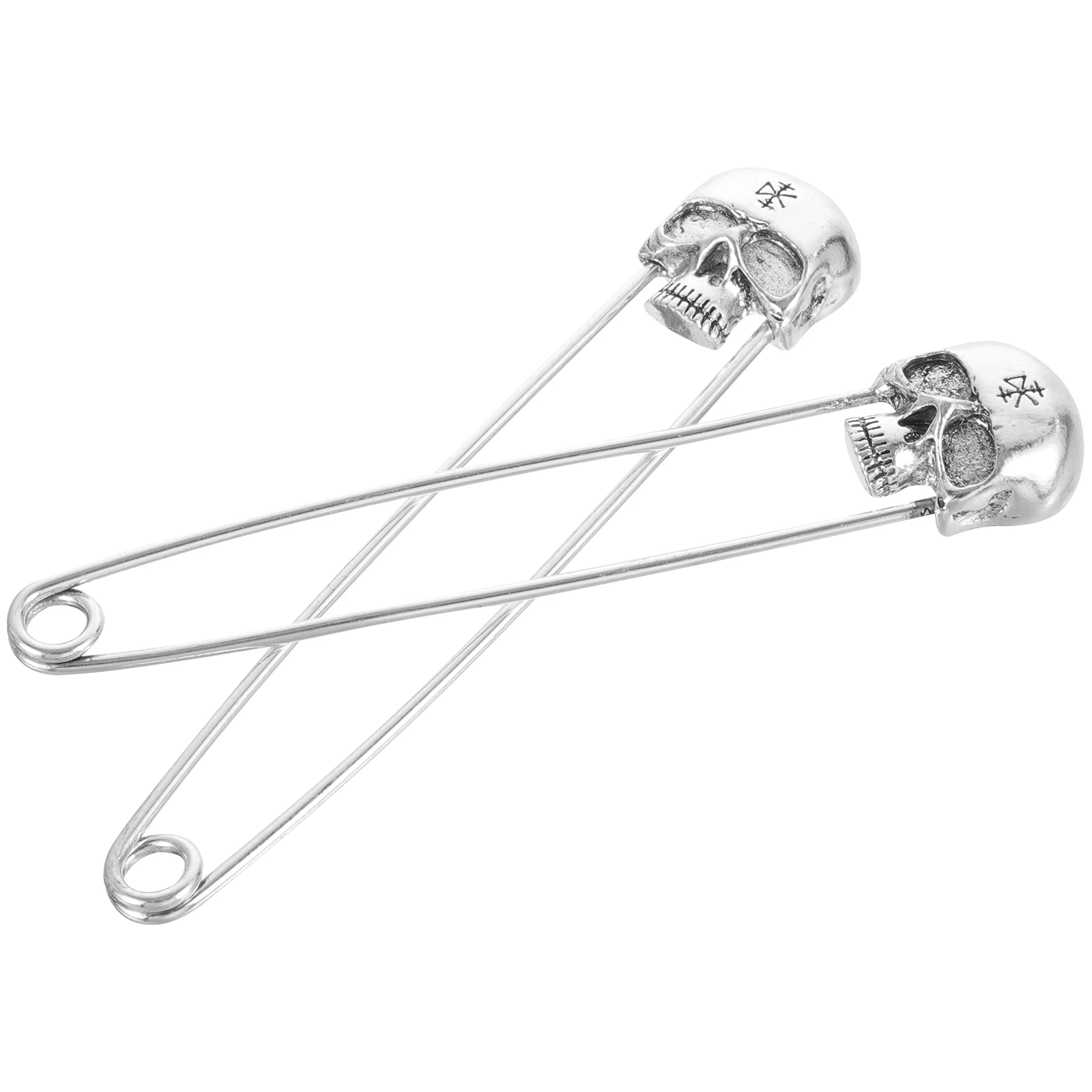 2pcs Skull Brooch Pin Gothic Accessories Silver Collar Fashion Baby Safety Buckle Quilting Sewing Crafting Supplies
2pcs Skull Brooch Pin Gothic Accessories Silver Collar Fashion Baby Safety Buckle Quilting Sewing Crafting Supplies