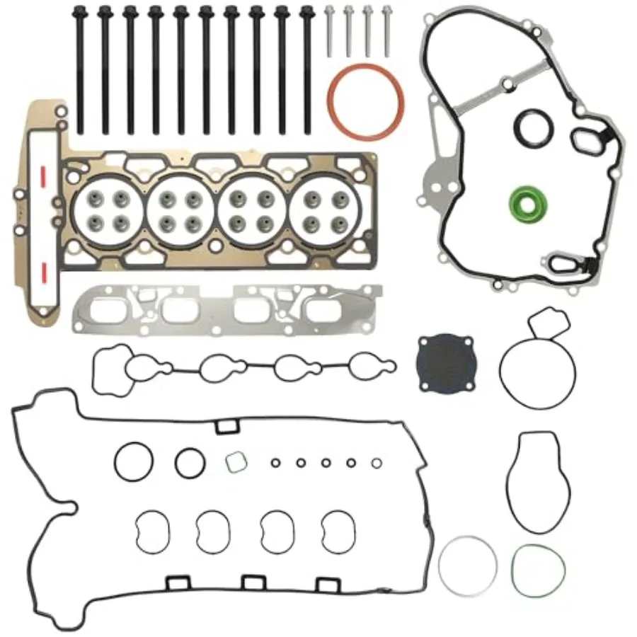 2.4 Full Head Gasket Set w/Cylinder Head Bolts Fit for Chevy Buick GMC Lacrosse Regal Verano Equinox Impala Malibu Terrain 2.4L
2.4 Full Head Gasket Set w/Cylinder Head Bolts Fit for Chevy Buick GMC Lacrosse Regal Verano Equinox Impala Malibu Terrain 2.4L