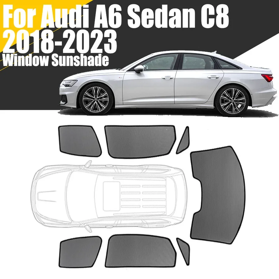 Custom Magnetic Car Window Sunshade For Audi A6 Sedan C8 2018-2023 Curtain Mesh Front Windshield Frame Curtain
Custom Magnetic Car Window Sunshade For Audi A6 Sedan C8 2018-2023 Curtain Mesh Front Windshield Frame Curtain