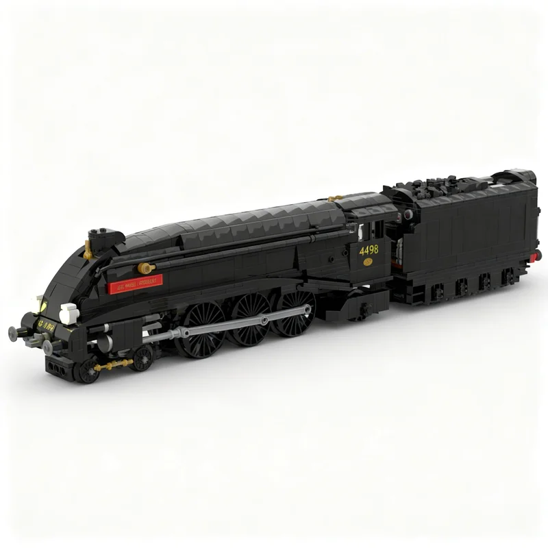 1585PCS MOC Railway Train Lner A4 Wartime Black Livery Model Building Blocks DIY Assembly Building Blocks Display Gift Bricks
1585PCS MOC Railway Train Lner A4 Wartime Black Livery Model Building Blocks DIY Assembly Building Blocks Display Gift Bricks