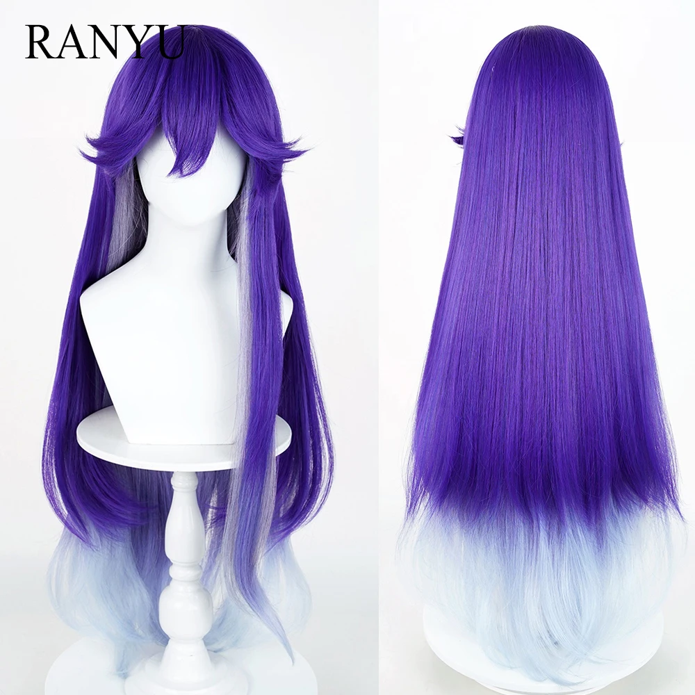 Purple Ombre Blue Synthetic Long Straight Wigs with Bangs Anime Game Cosplay Fluffy Heat Resistant Wig for Daily Party
Purple Ombre Blue Synthetic Long Straight Wigs with Bangs Anime Game Cosplay Fluffy Heat Resistant Wig for Daily Party