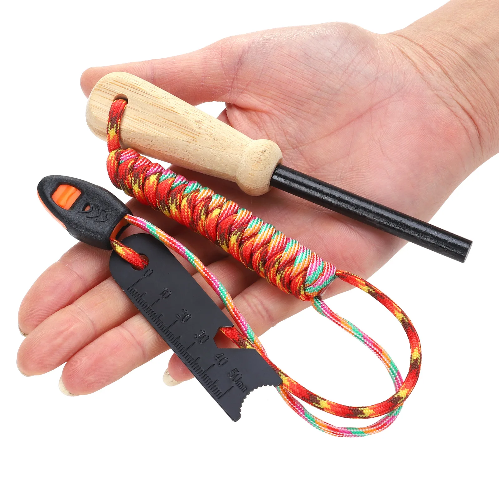 New Outdoor Wooden Handle Fire Stick Survival Equipment Emergency Fire Stone Magnesium Rod
New Outdoor Wooden Handle Fire Stick Survival Equipment Emergency Fire Stone Magnesium Rod