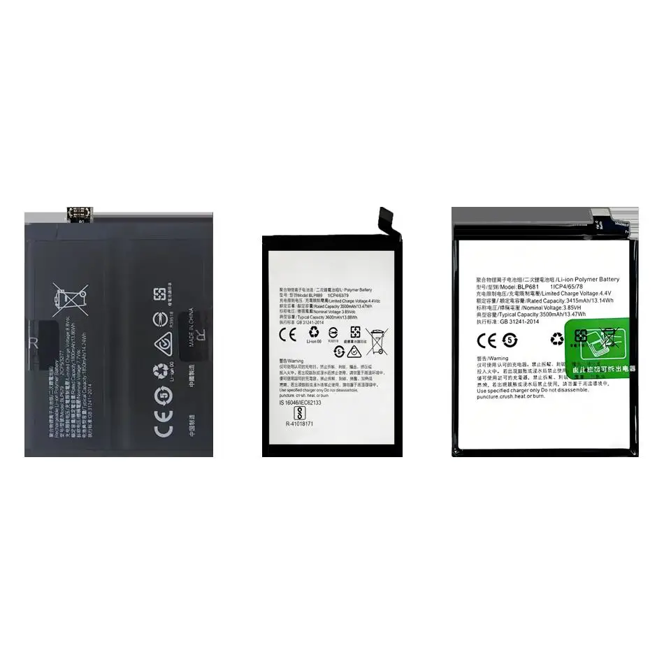 Mobile Phone Battery High-Capacity BLP681 BLP689 BLP679 1850-3600Mah For Oppo R15x RX17 R17 4+64G F9 Neo 4G Pro
Mobile Phone Battery High-Capacity BLP681 BLP689 BLP679 1850-3600Mah For Oppo R15x RX17 R17 4+64G F9 Neo 4G Pro