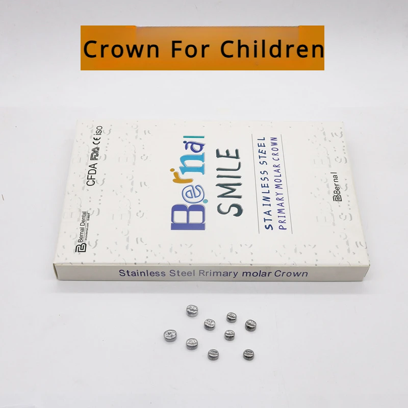 Dental Preformed Metal Stainless Steel Crown Kids Crown Kids Dentistry Therapy Tools Dentist Orthodontic Customized Crown
Dental Preformed Metal Stainless Steel Crown Kids Crown Kids Dentistry Therapy Tools Dentist Orthodontic Customized Crown
