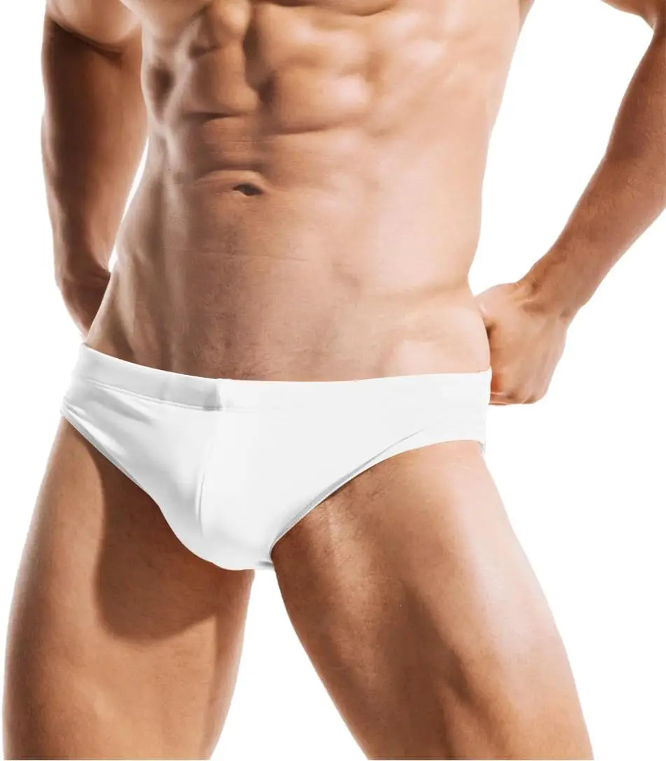 AIMPACT Mens Vintage Swim Briefs Sexy Bikini Swimwear Quick Dry Retro Swimsuit with Drawstring
AIMPACT Mens Vintage Swim Briefs Sexy Bikini Swimwear Quick Dry Retro Swimsuit with Drawstring