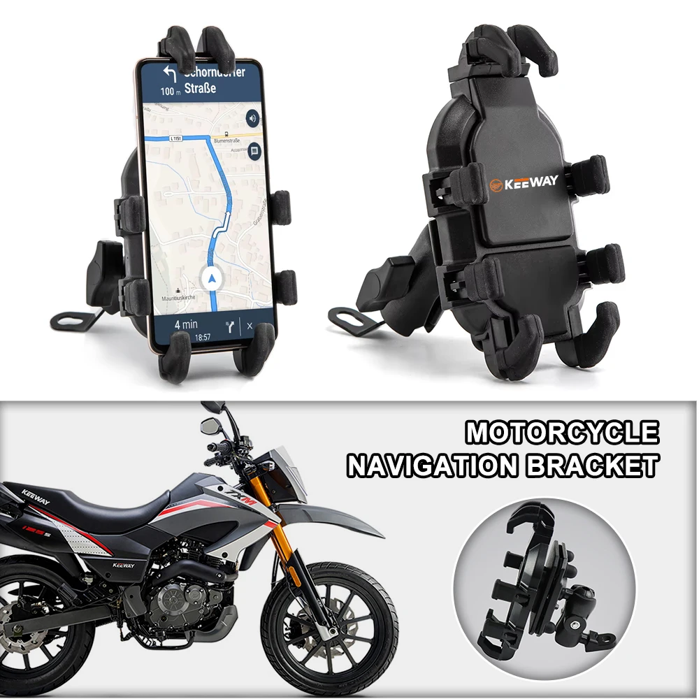 Motorcycle Phone Mount Anti-Shake 360° Rotation Handlebar Holder For Keeway K-Light RKR RKV RKF Hurricane Vieste 300 Cityblade
Motorcycle Phone Mount Anti-Shake 360° Rotation Handlebar Holder For Keeway K-Light RKR RKV RKF Hurricane Vieste 300 Cityblade