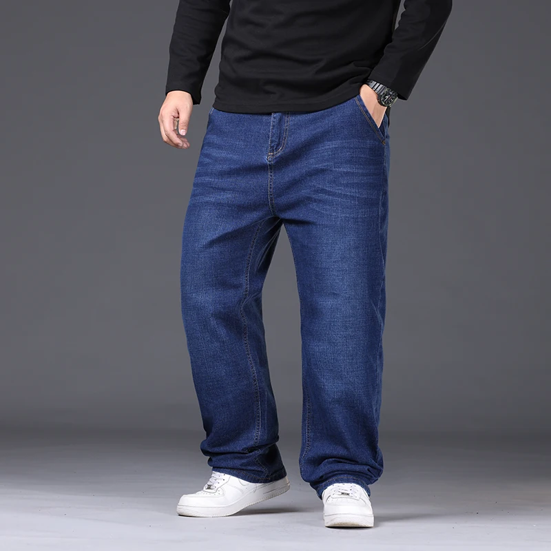 Men's plus size plus fat plus business stretch denim pants for casual, loose and comfortable wear, sizes 40-50
Men's plus size plus fat plus business stretch denim pants for casual, loose and comfortable wear, sizes 40-50